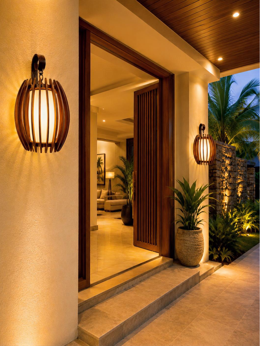 3076 1w modern wooden cage wall lamp lighthouse mauritius