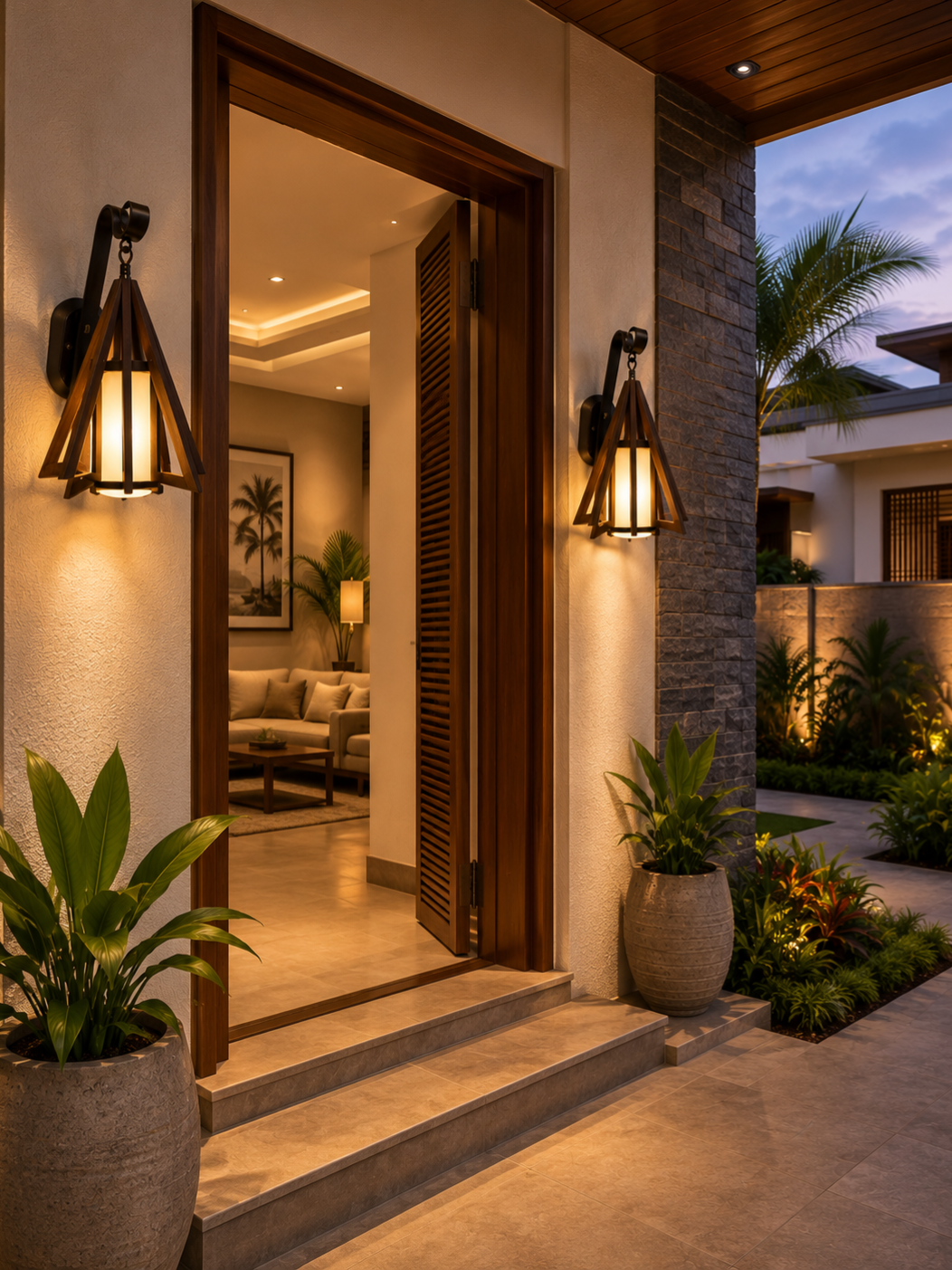 3185 1w modern wooden pyramid wall lamp lighthouse mauritius