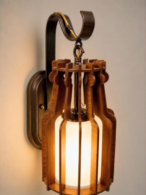 3687 1w classic wooden lantern wall lamp lighthouse mauritius