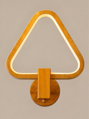 4449 1w modern triangle led wooden wall lamp lighthouse mauritius