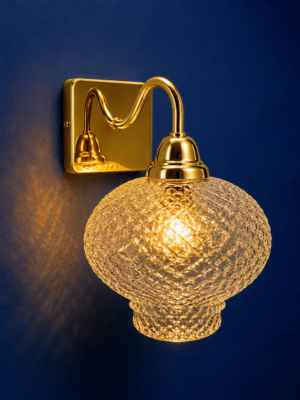 8628 1 crystal glass wall lamp – gold decorative indoor wall light lighthouse mauritius