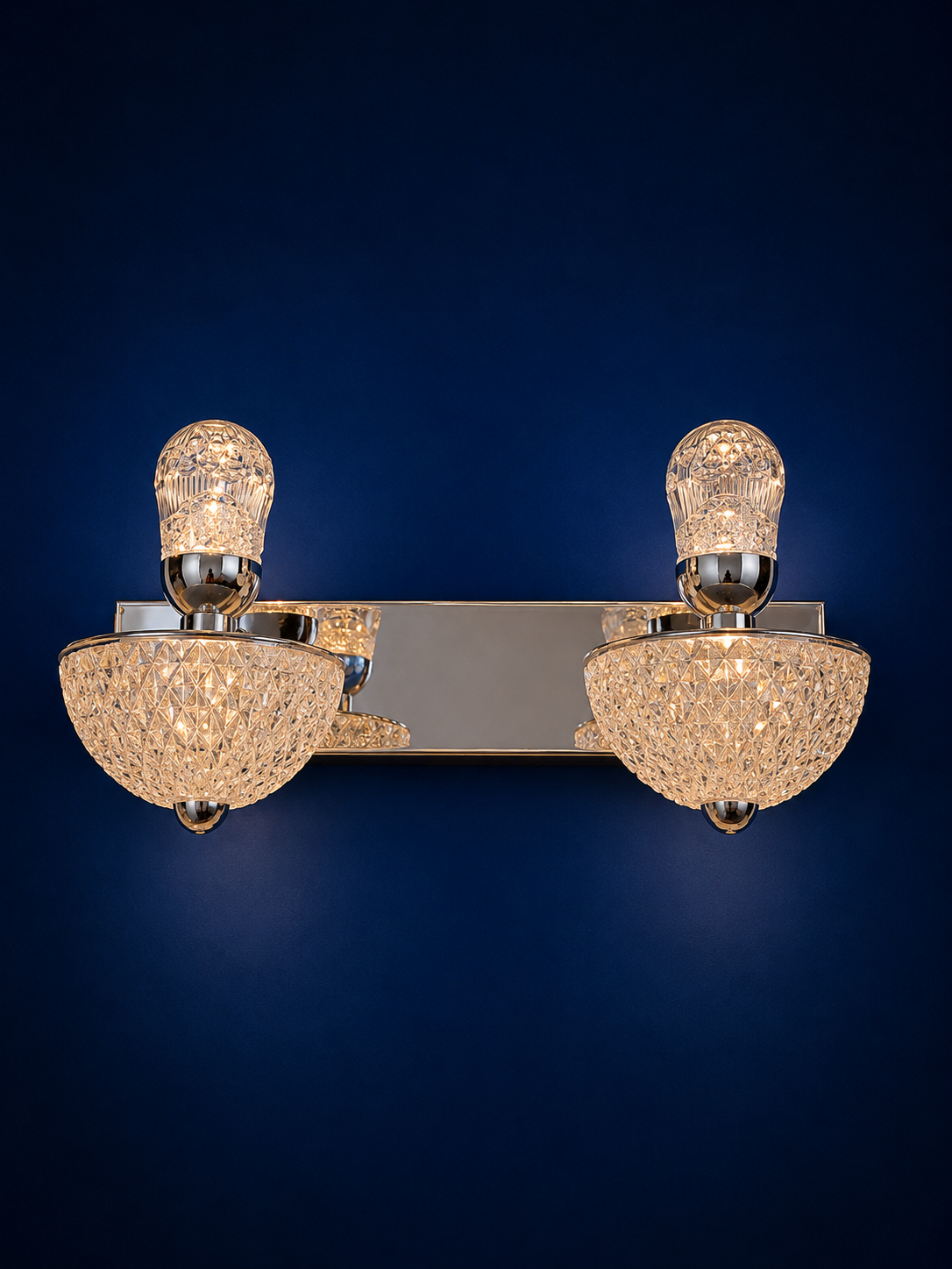 MK158-2 Luxury Crystal Double Wall Lamp