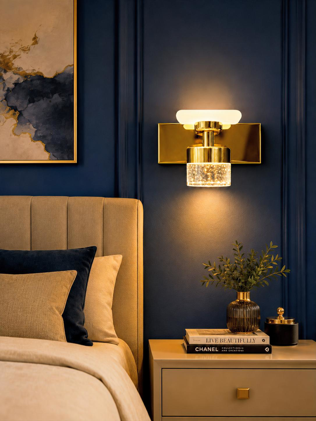 MK339-1 Luxury Crystal LED Wall Lamp - Image 2