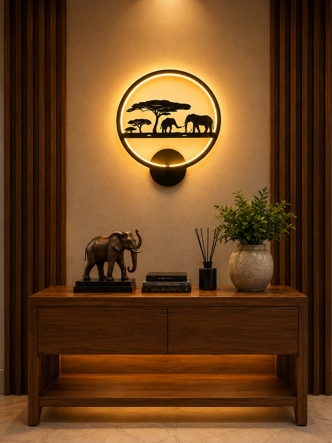 6118 Safari Elephant LED Decorative Wall Lamp - Image 2