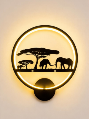 6118 Safari Elephant LED Decorative Wall Lamp