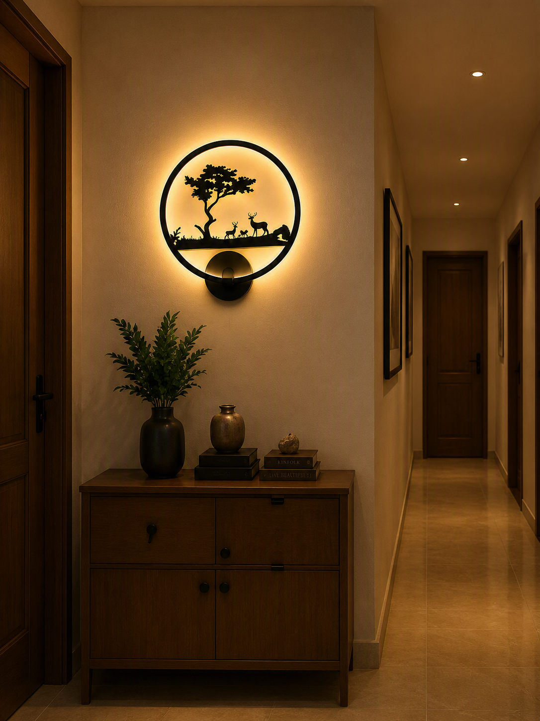 6119 Wildlife Nature LED Decorative Wall Lamp - Image 2