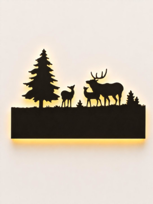 8125 Forest Deer LED Decorative Wall Lamp