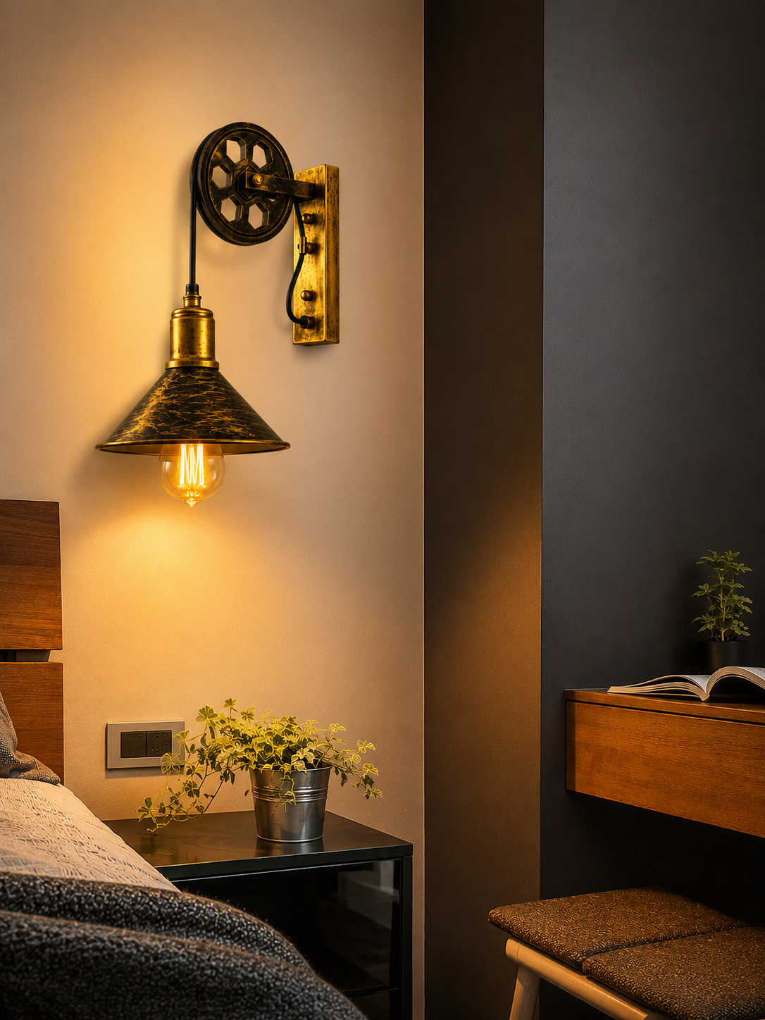 8325-1 Industrial Wall Lamp | Lighthouse Mauritius - Image 2