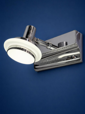 MK 027-1 Modern LED Wall Spotlight – Chrome Finish