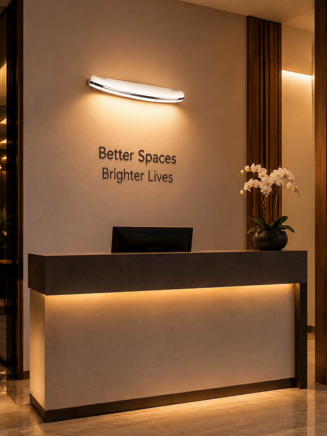 S288/12L Modern Curved LED Wall Lamp - Image 2