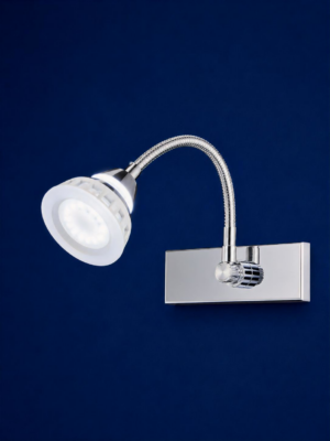 S451/1L Modern LED Reading Wall Lamp with Flexible Gooseneck