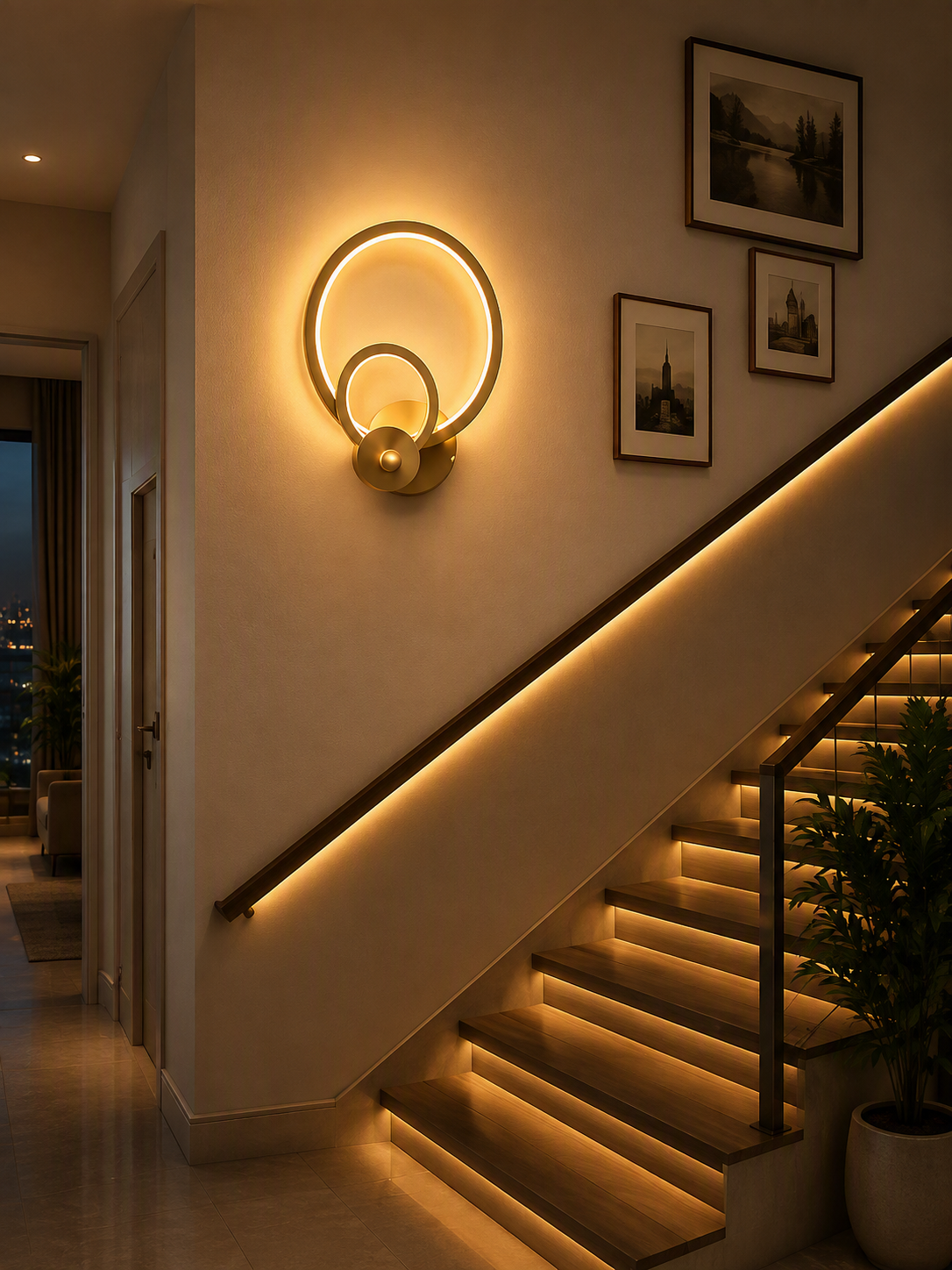 SD 923 Modern Ring LED Decorative Wall Lamp - Image 2