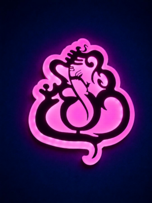YR-2 Ganesha LED Decorative Wall Lamp (WW + Pink)