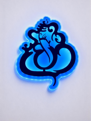 YR-2 Ganesha LED Decorative Wall Lamp (Warm White + Blue)