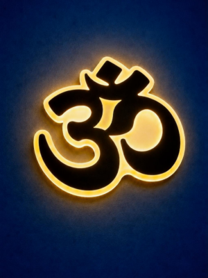 YR-3 Om LED Decorative Wall Lamp (RGB Colors)
